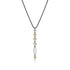 mixed fancy yellow diamonds lariat-style one of a kind pendant necklace, in black gold <span class='visuallyhidden'>Call, text 323-404-2959 for shopping help.</span>
